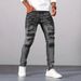 Premium High-Street Men's Jeans – Slim Straight Fit With Stretch (S-2XL, Stonewashed Denim)_mkmklike.com