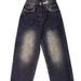 High-Waisted Loose Fit Jeans – Vintage Washed Denim For Effortless Street Style_mkmklike.com