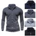 Men's Clothing wsih men's retro sweatshirt sports cardigan fleece zipper jacket_mkmklike.com