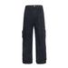 High Street Design Workwear Straight Long Men's Jeans Punk Vibe Trendy Pleated Solid Color Loose Wide-Leg Pants_mkmklike.com