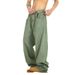 Men's American Retro Washed Denim Jeans High Street Style Straight Leg Drape Design Versatile Loose Wide Leg Trousers_mkmklike.com