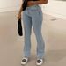 Women's Stretch High-Waisted Straight Leg Jeans - Comfortable Cotton Denim Pants For Casual & Streetwear_mkmklike.com