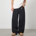 Vintage Washed Black Jeans For Men – High Street Relaxed Fit Straight-Leg Denim Pants (Cotton Blend, Mid-Rise, Button Fly, S-Xxxl)_mkmklike.com
