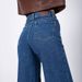 Women's Clothing Women's Wide Leg Jeans High Waist Stretch Denim Pants Comfortable Casual Trousers For Work & Daily Wear (Dark Blue)_mkmklike.com