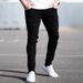 Suitable For All Seasons Slim Fit Men's Jeans With Elastic Waist New Style Skinny Pants_mkmklike.com