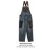 New Retro Denim Overalls Men Women Spring Autumn Color Block Suspender Jeans Jumpsuit Versatile Loose Fit_mkmklike.com