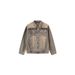 Yellow Mud Washed Denim Men's Spring And Autumn Fashion Brand Vintage American Loose Casual Lapel Workwear Jacket_mkmklike.com
