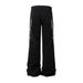 Dark Style High Street Trend Niche Embroidered Flared Jeans For Men With Thorn Design Loose Wide-Leg Bell-Bottom Pants_mkmklike.com