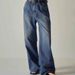 Women's Clothing New Style Women's Black High Waist Slim Tall Wide Leg Pants Long Pants_mkmklike.com