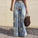 Women's Printed Wide-Leg Jeans – High-Waisted Loose Fit Denim Pants For Bold Streetwear Looks_mkmklike.com
