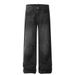 Vintage Washed Gradient Jeans Men's Long Vibe American High Street Style Loose Wide-Leg Straight Pants With Design Sense_mkmklike.com