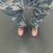 Totem Faded Design Jeans High Street Hiphop Retro Distressed Straight Pants American Niche Pants European_mkmklike.com