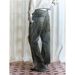 Vintage Unisex Distressed Denim Jeans With Heavy Washed & Dirty Oil Stain Effect - Straight Cut High Street Fashion For Men & Women_mkmklike.com