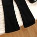 Women's Clothing Black Denim Jeans, New Spring/autumn Style, Versatile, Slim Fit, High Waisted, Slightly Flared._mkmklike.com