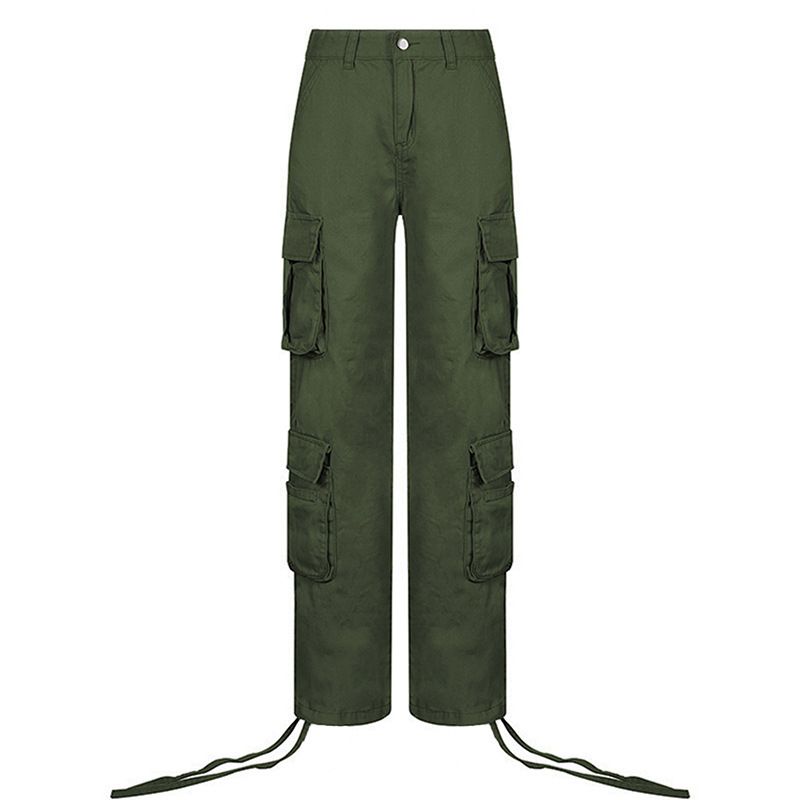 Women's Clothing Casual Trousers Six Pockets High Waist Denim Jeans_mkmklike.com