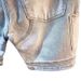 Men's Premium Workwear Denim Shorts Vintage Washed Light Blue Distressed Details 5 Inch Inseam Sizes 28 to 36_mkmklike.com