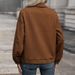 Women's Clothing lapel cardigan autumn new retro Maillard jacket coat_mkmklike.com