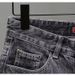 Men's Slim Fit Denim Shorts Summer Style Five Point Length Trendy Ripped And Printed High Street Cool Style_mkmklike.com