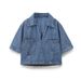 Women's Clothing Short Denim Shirt Double Breasted Denim Skirt Pants Suit_mkmklike.com
