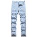 2025 New Personalized Loose Fit Denim Casual Trend Korean Version Men's Jeans_mkmklike.com