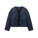 Collar Denim Jacket, Thickened Autumn And Winter Men's Design Sense, Detachable Collar, Inner Liner, Loose Cotton Jacket_mkmklike.com