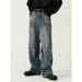 MTLCLOTHES Men's Clothing | Four Seasons New Korean Edition Ripped Design Sense Fried Street Skinny Wide Leg Jeans Men_mkmklike.com