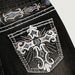 Black Washed Flared Jeans for Women Rhinestone Embroidered Pockets Customizable Direct Factory Stock_mkmklike.com