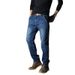 Spring And Autumn Anti-theft Pocket Jeans Men's Loose Elastic High Waist Straight Pants Fattened Plus Size Business Jeans_mkmklike.com