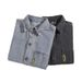 Cowboy Shirt Jacket Men's Spring And Autumn Hooligan Handsome Men's Workwear Shirt Men's Long Sleeved Shirt_mkmklike.com