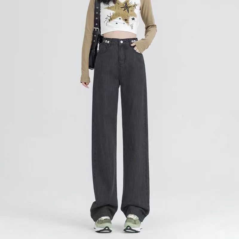 Women's High-Waisted Flared Jeans – Winter Warm Fleece-Lined Wide Leg Pants With Stretch (XS-3XL, Multiple Colors)_mkmklike.com