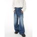 Men's Clothing New Seasons Black And Gray Old Retro Trendy Casual Jeans_mkmklike.com