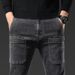 Spring And Summer Thin Six For Men, Elastic Straight Men's Pants, Multi Pocket Versatile Casual Small Leg Jeans_mkmklike.com