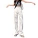 Narrow Straight-leg Jeans Women, 2026 Autumn New High-waisted Wide-leg Pants, Slimming And Drapey Floor-length Trousers_mkmklike.com