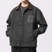 High-End Casual Jacket For Men, And Autumn, Turn-Down Collar, Trendy Brand, 2025 New Japanese Style, Plus Size, Spring_mkmklike.com