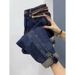 High Waisted Harem Jeans For Women Slimming Carrot Pants Plus Size Pear Shaped Petite Chubby Girls Spring Autumn Style_mkmklike.com