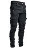 Men's Clothin 2025 New Pockets, Small Feet, Skinny Jeans, Men's One-Piece Replacement_mkmklike.com