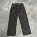 Men's Clothing Straight Leg Loose A Line Denim Vintage Straight-Leg Denim Pants For Men - Classic Black Selvedge Jeans With Relaxed Fit & A-Line Hem_mkmklike.com