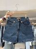 High Waisted Wide Leg Denim Shorts For Women European Style High End Design Summer Trendy A Line Hot Pants_mkmklike.com