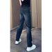 Men's Slim Straight Jeans | Stretch Comfort Fit | Classic Blue Denim Pants For Everyday Wear_mkmklike.com