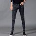 Nordmann Autumn New Men's Jeans Trendy Slim Fit Korean Style Casual Ash Gray Wear-resistant Long Pants_mkmklike.com