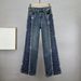 Women's High-Waisted Wide Leg Denim Pants Rhinestone Embroidery Loose Fit Slimming Ethnic Style Trendy Early Autumn Clothing_mkmklike.com