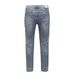 Distressed Ripped Denim Jeans For Men & Women - Vintage Washed High Street Style With Splatter Paint Design - Straight Cut Unisex Casual Pants_mkmklike.com
