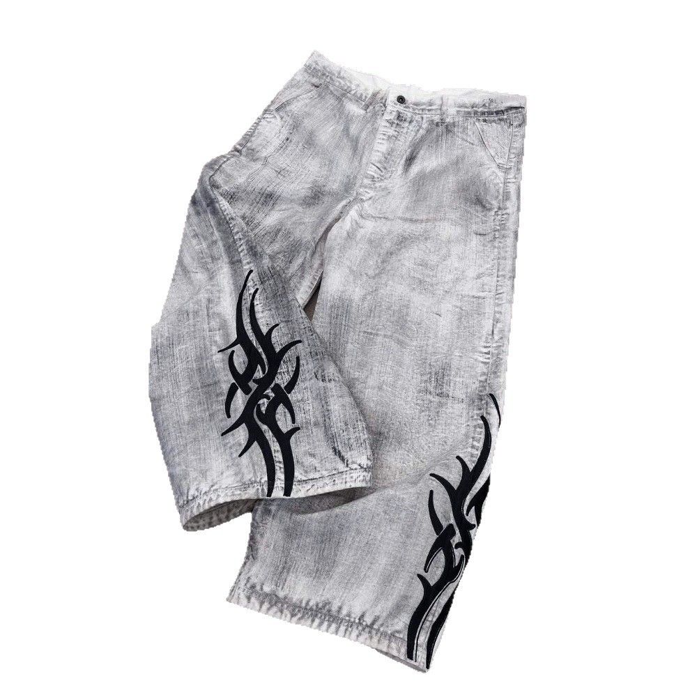 Washed Y2K Retro Wide Leg Straight Leg Jeans Street Hip Hop Trousers For Women Relaxed Everyday Wear Versatile Comfortable Feshion Trend_mkmklike.com