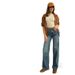 Women's Clothing Women's Wide Leg Jeans - High Waist Relaxed Fit Stretch Denim Pants For Casual & Office Wear (Cement Grey, Sizes 25-32)_mkmklike.com