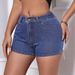 Women's Clothing Fashion Casual Chain Tassel Ripped Denim Shorts_mkmklike.com