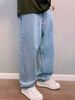 Strictly Selected European And American New Men's Denim Trousers, Four-season Loose Version, Wide-leg Washed, Fashionable And Simple Denim_mkmklike.com