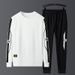 Men's Clothing Spring and Autumn Sports Suit Men's Fashion Brand Hooded Sweater Casual Plus Size Suit Men's Handsome Two piece Suit_mkmklike.com