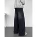 "High Waisted Wide Leg Jeans For Men Retro Streetwear Baggy Denim Pants With Dropped Crotch 90s Vintage Loose Fit Trousers With Distressed Wash"_mkmklike.com