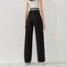 High Waisted Slimming Wide Leg Denim Jeans Rhinestone Embellished Women's Style Spring Autumn Instagram Worthy_mkmklike.com