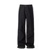 Men's Clothing Retro Design Black Wide Leg Jeans Street Loose Straight Pants Couple Trendy Men_mkmklike.com
